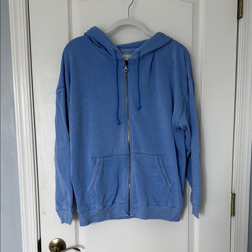 Aeropostale Blue Zip-Up Hoodie